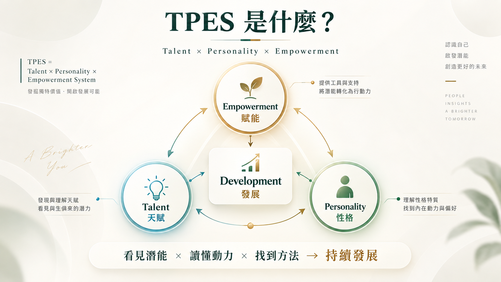TPES 發展理念圖