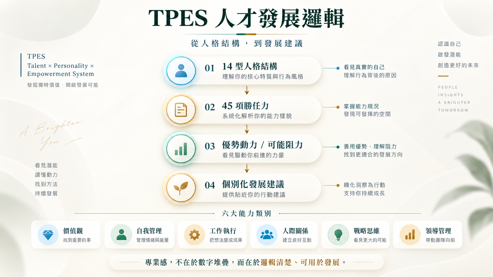 TPES 人才發展邏輯圖